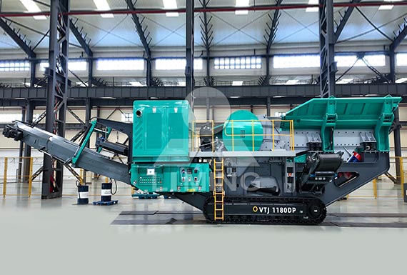 Tracked mobile crushing plant